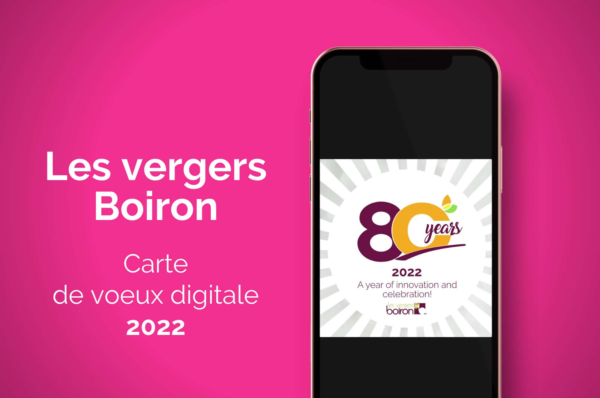 Carte de voeux anniversaire